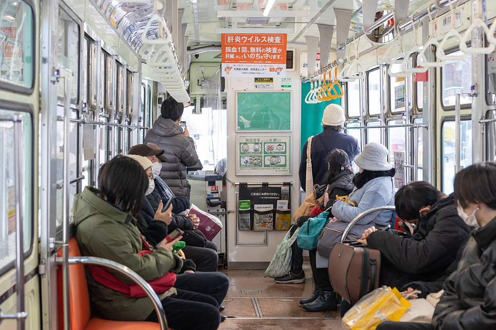 일본 겨울 홋카이도 삿포로 여행 노면전차 타고 가볼만한곳들