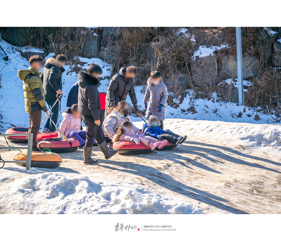주말 나들이 대전근교 여행 충남 아이와 가볼만한곳 이안숲속 눈썰매장