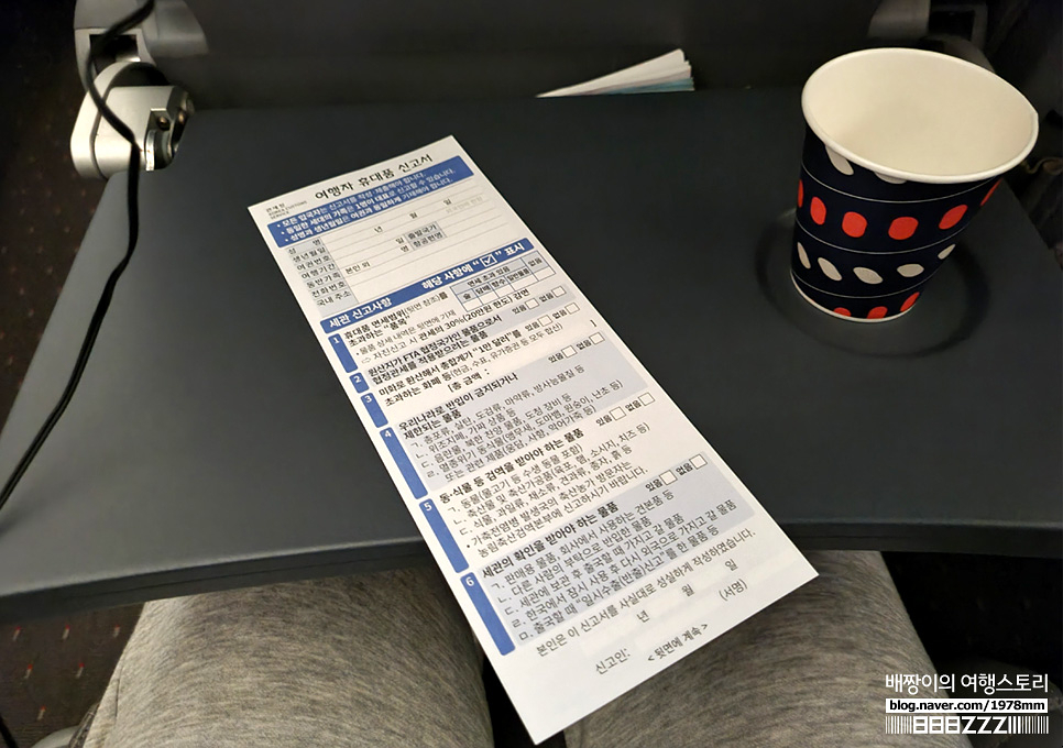 한국입국절차 큐코드 등록 서류 인천공항 입국장 면세점 술 담배 쇼핑