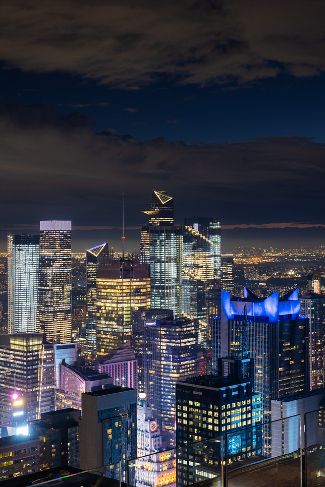 뉴욕 자유여행 탑오브더락 록펠러 센터 전망대 노을과 야경