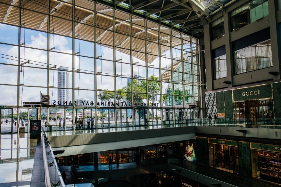 싱가포르 자유여행 여행코스 마리나베이샌즈 쇼핑몰, 보타닉가든