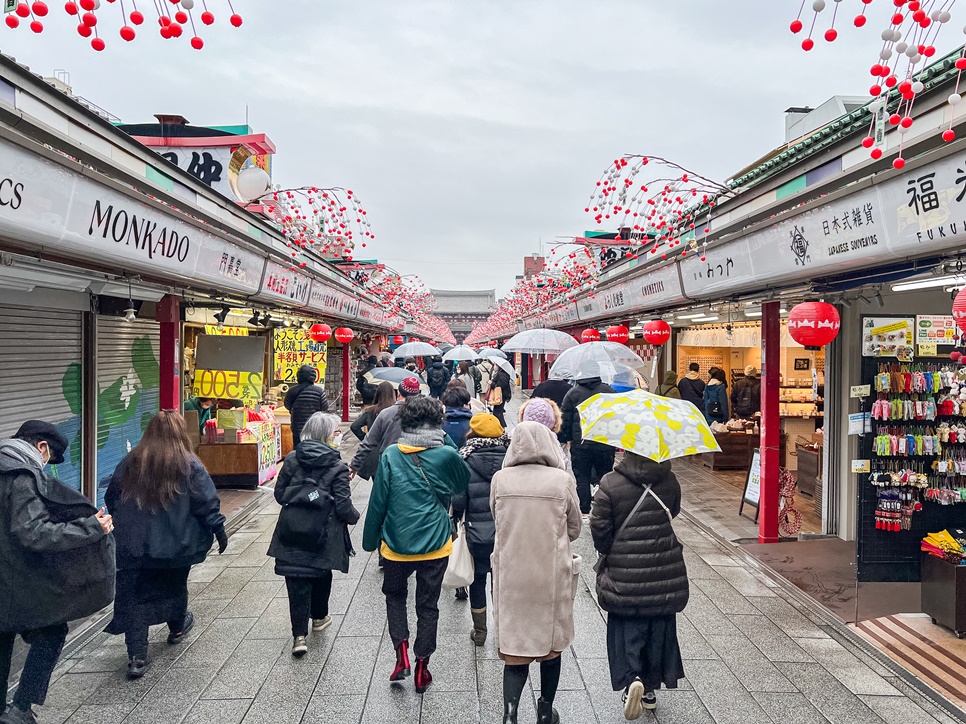 실시간 도쿄여행 1월 2월 도쿄 날씨 옷차림 + 일본 유심