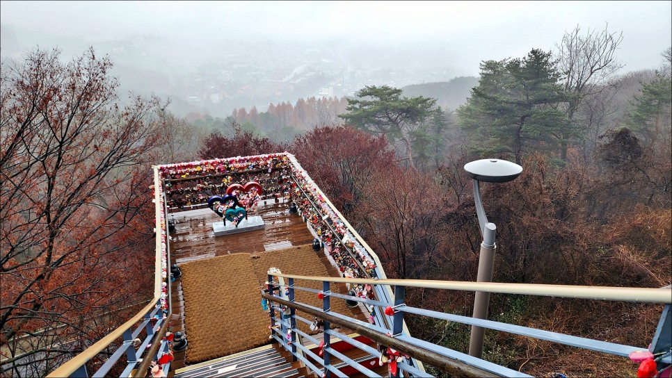 남산 데이트코스 서울 남산타워 전망대 남산 케이블카 비오는날 데이트!