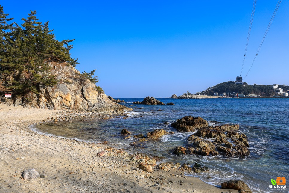 7번국도 동해안 해안도로 삼척 관광지 장호항 삼척 해상 케이블카