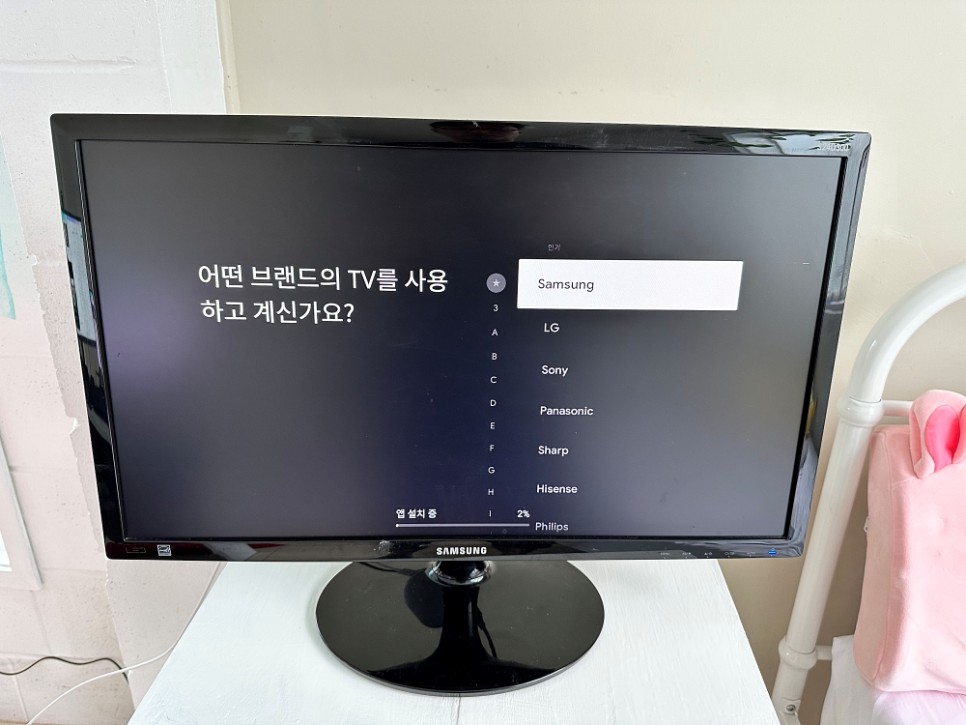 모니터, 구형TV로 OTT 보는 방법, 구글 크롬캐스트4 연결 티빙도 됨 4K 지원