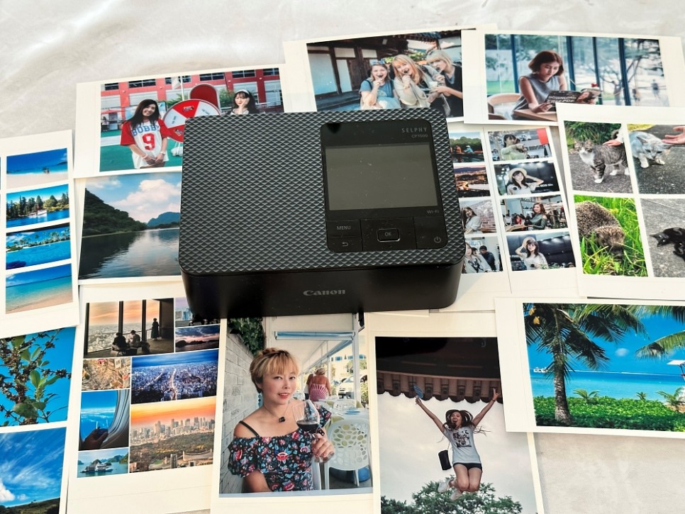 캐논 포토프린터 추천 셀피 CP1500 여권사진, 여행사진 셀프 인화 하기