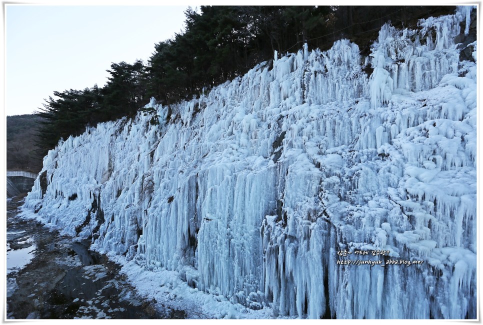 대구 겨울 가볼만한곳 옥연지 송해공원 얼음빙벽