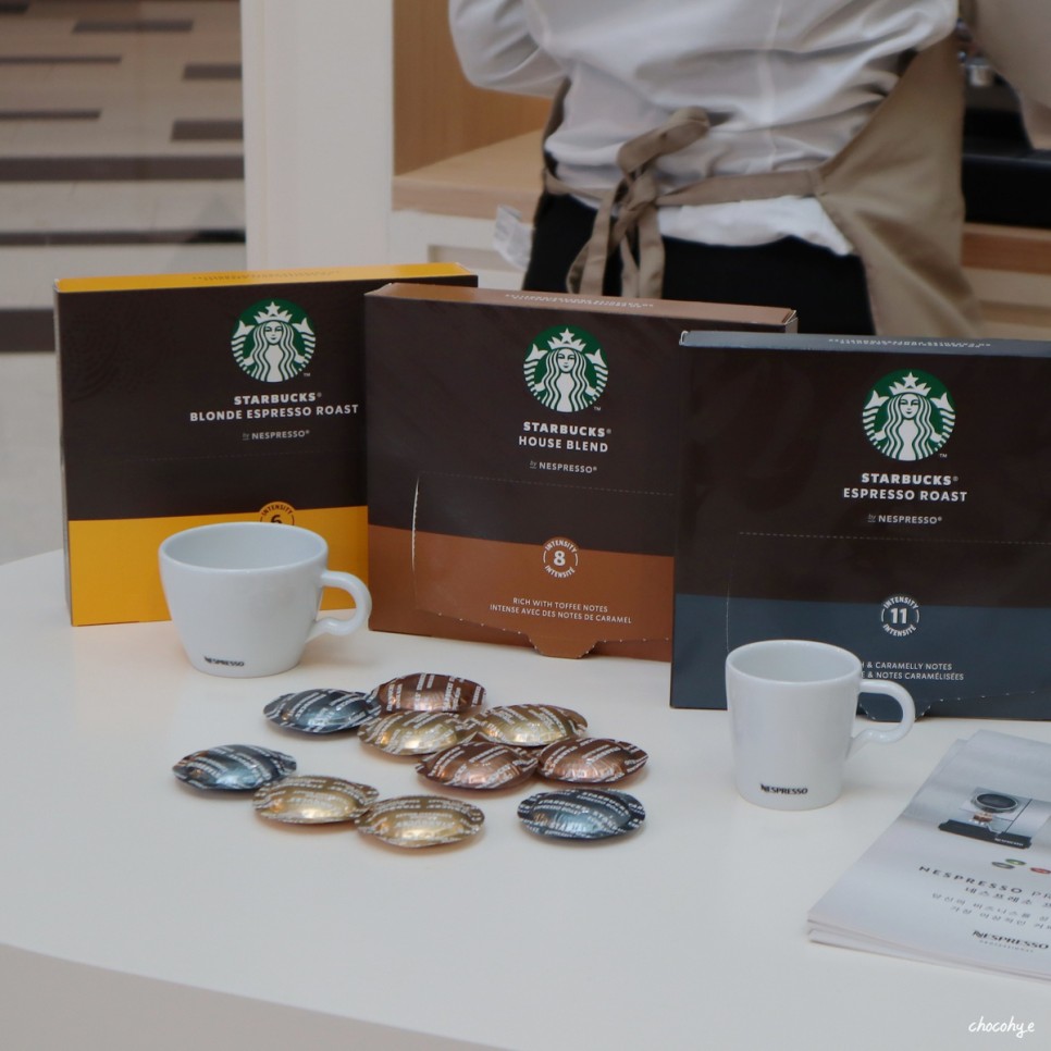 네스프레소 기업용 커피머신 렌탈 여의도 IFC몰 커피체험존에서 체험 가능!