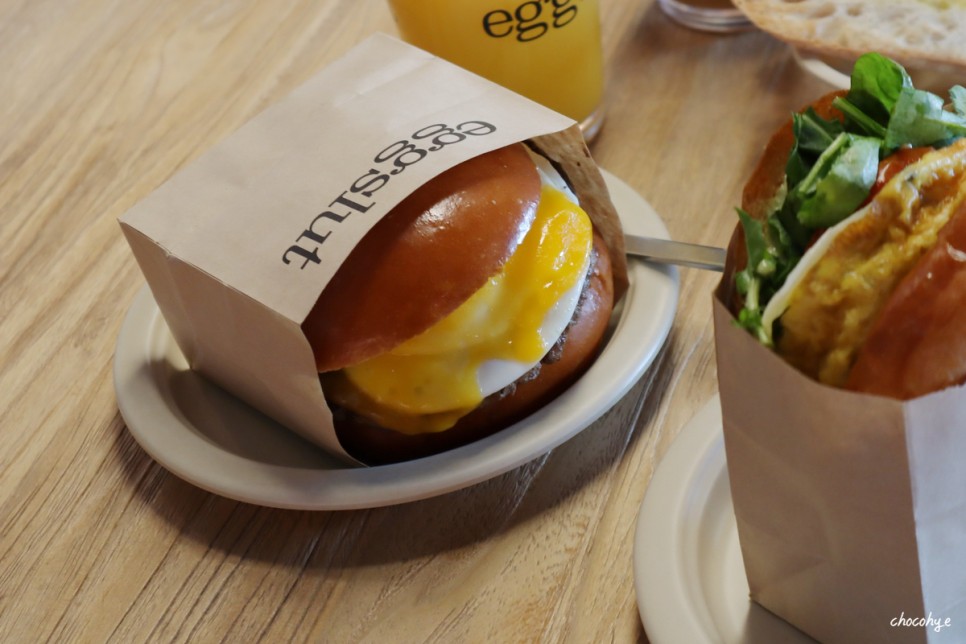 한남동 맛집 에그슬럿 샌드위치 버거 추천 메뉴 즐기기
