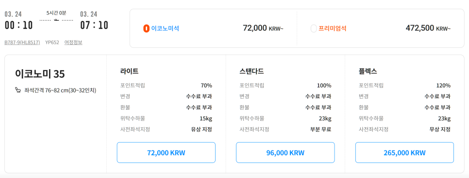 베트남 호치민 항공권 비행기표예약 에어프레미아 탑승기