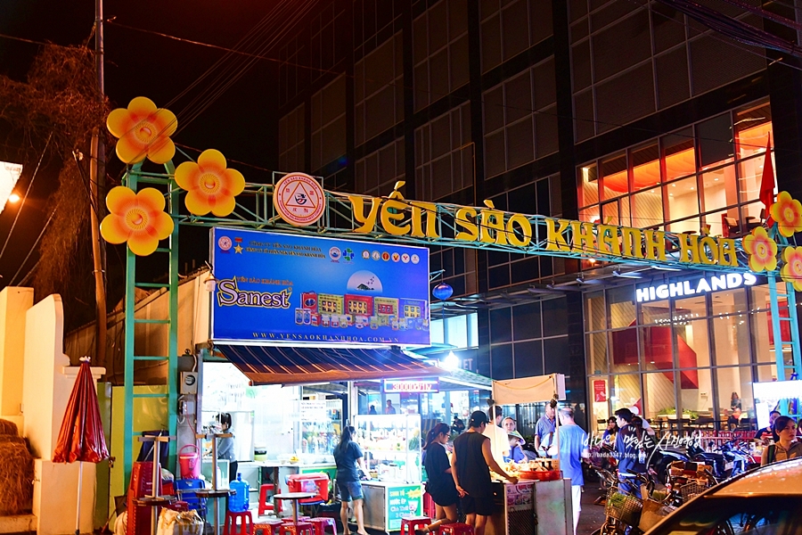 베트남 나트랑 자유 여행 여행자거리 야경전망대