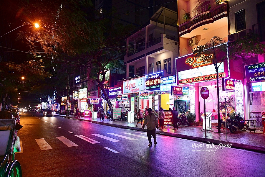 베트남 나트랑 자유 여행 여행자거리 야경전망대