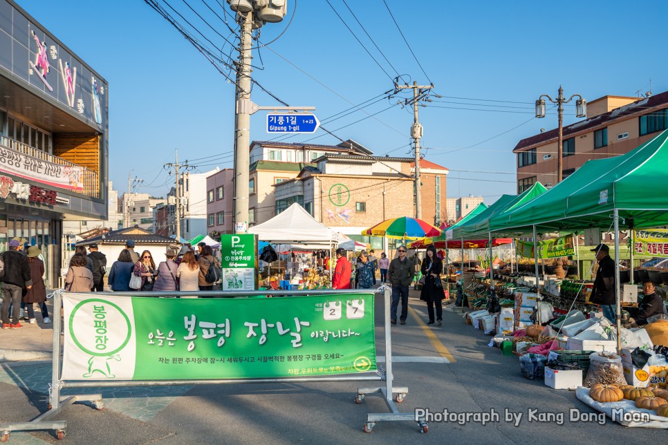 강원도 당일치기 여행 강원도 평창 가볼만한곳 드라이브 코스 봉평 5일장 전통 시장