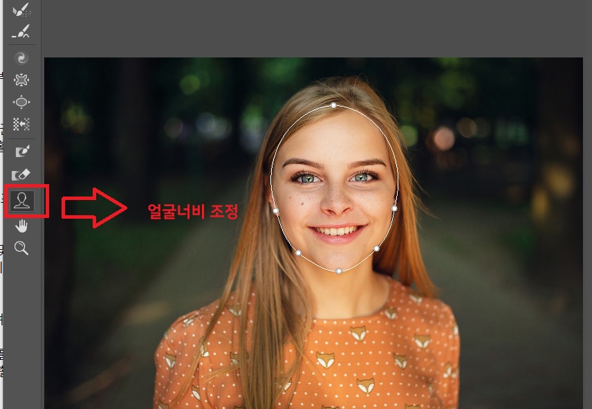 사진 보정 어플 포토샵 픽셀 유동화 활용하여 얼굴 보정 하기 (눈 키우기, 얼굴 줄이기, 피부 보정)