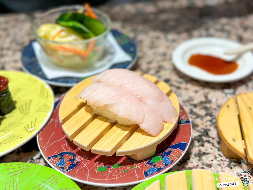 일본 맛집 도쿄 스시 가성비 회전 초밥 맥주 콸콸 네무로 하나마루