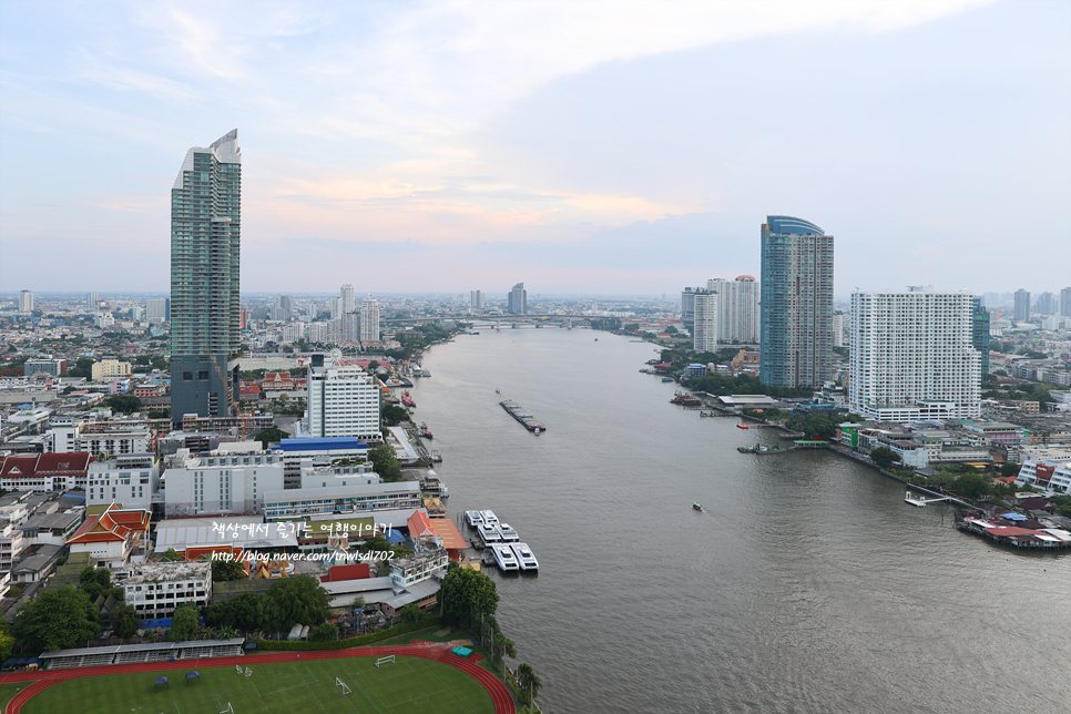 태국 방콕여행 호텔 추천 차트리움리버사이드 방콕 스위트룸 뷰
