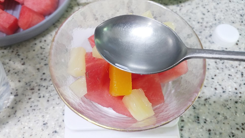 여름과일 수박화채 만드는법 여름음료 태국수박주스 땡모반 수박쥬스만들기