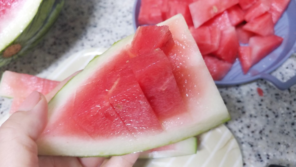 여름과일 수박화채 만드는법 여름음료 태국수박주스 땡모반 수박쥬스만들기