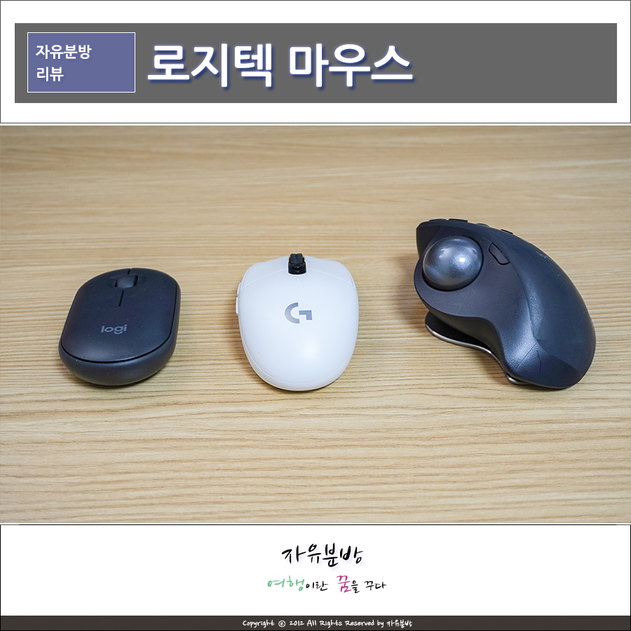 로지텍 마우스 게이밍 G304, 무소음 페블 M350 트랙볼 MX ERGO 소개