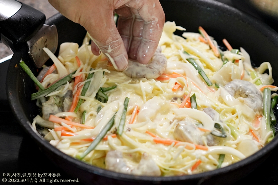 오꼬노미야끼 오코노미야끼 만들기 소스 맛있는 양배추전 칼로리 양배추요리