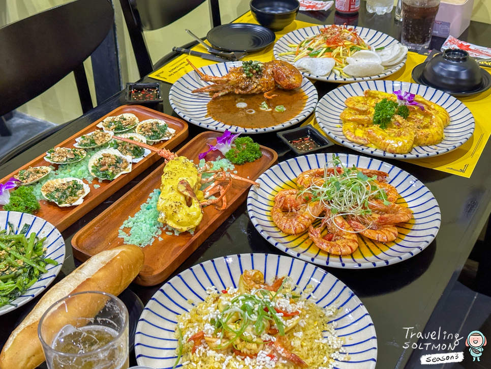 다낭 미케비치 맛집 해산물 식당 템하이산
