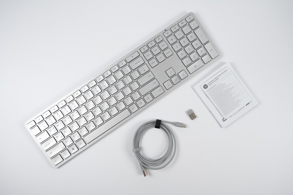 고급 진 멀티페어링 블루투스 키보드 HP 970 Grammable Wireless Keyboard Review