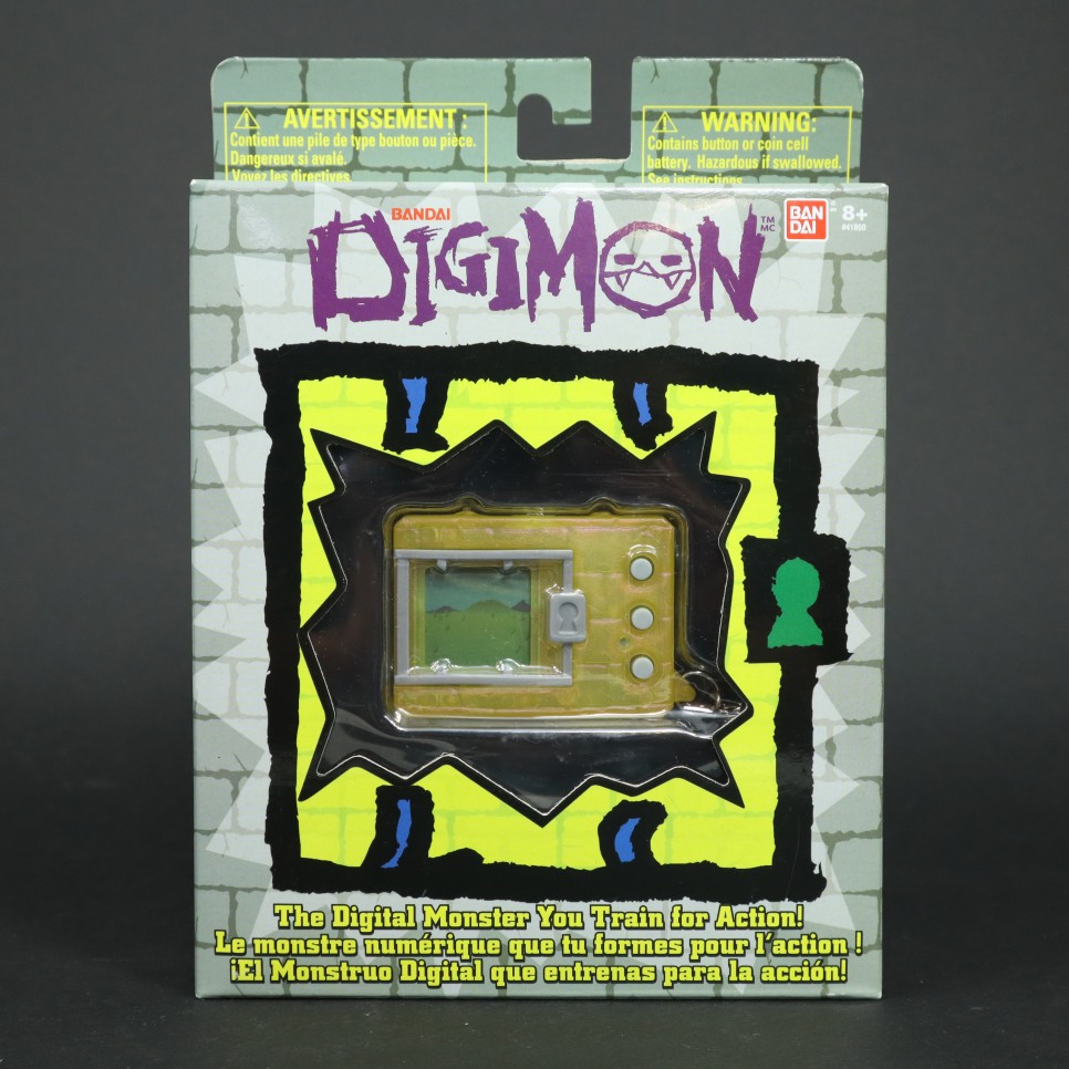 [디지몬] 20주년 디지몬 벽돌 북미판 클리어옐로 - 반다이 디지몬 게임기 / 다마고치