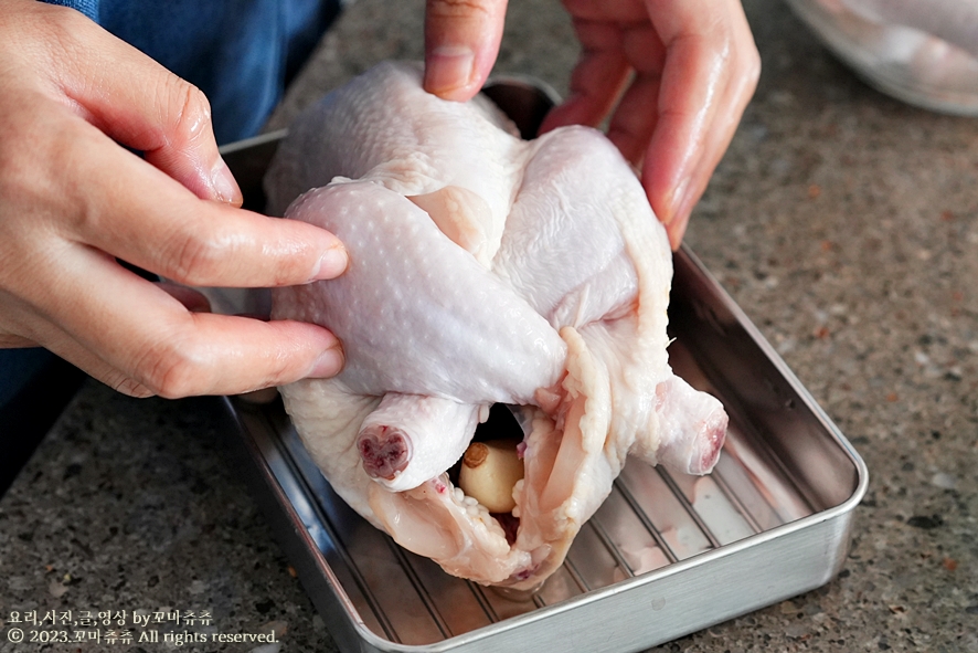 전복 삼계탕 끓이는법 간단 냄비 삼계탕 끓이는법 재료 만들기 영계 삼계탕 닭손질 여름 보양식