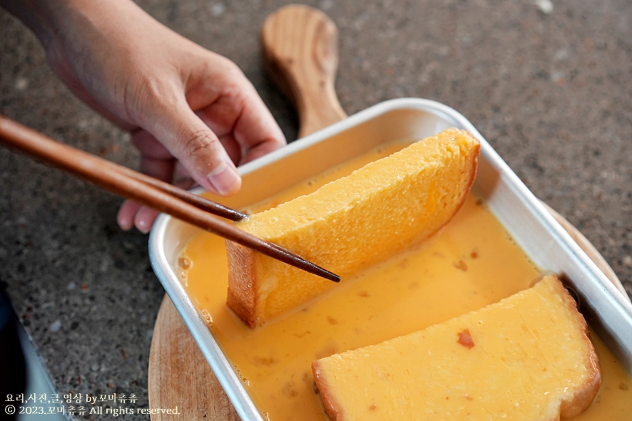 프렌치토스트 만들기 칼로리 우유 식빵 계란 토스트 레시피 꿀맛 브런치 만들기 식빵 요리