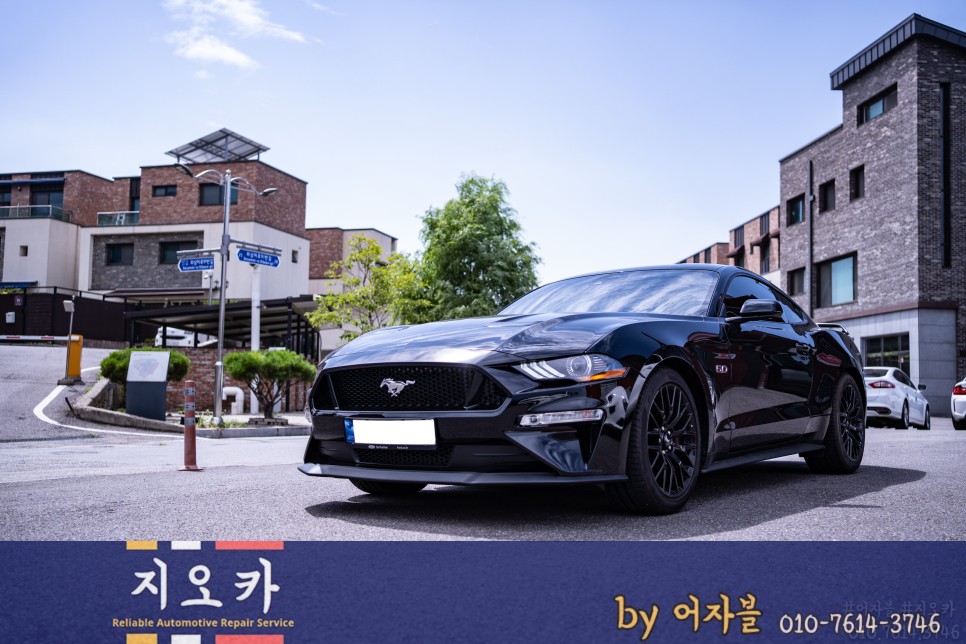 머스탱 GT 5.0 쿠페 엔진오일 디퍼런셜오일 길들이기 교환