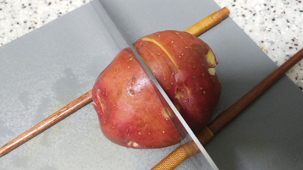 통감자버터구이 감자간식 홍감자삶는법 에어프라이어 버터감자구이  홍감자요리