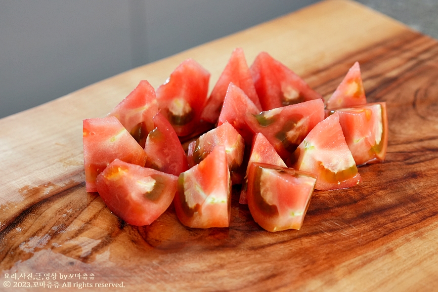 토마토 계란볶음 토마토 스크램블에그 맛있는 토마토달걀볶음 토달볶음 토달볶 레시피