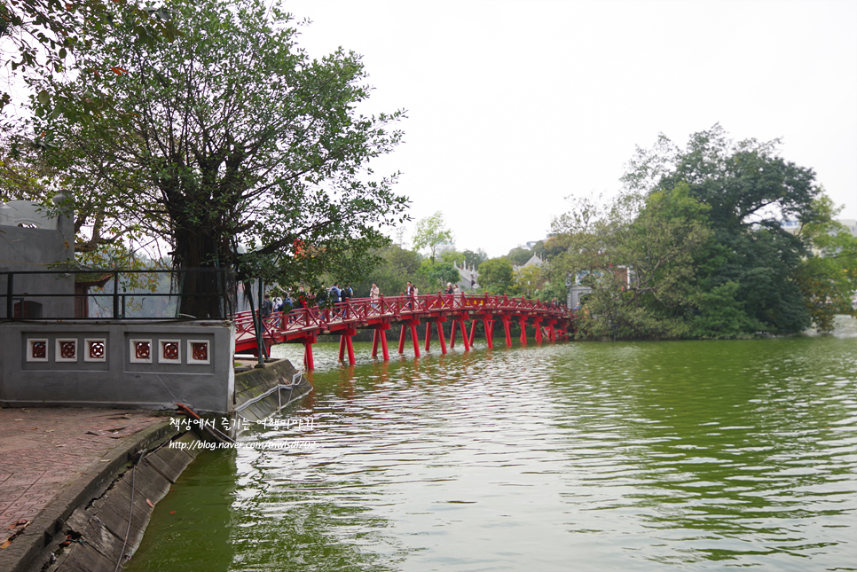 하노이 여행 가볼만한곳 호안끼엠 호수 응옥썬 사당