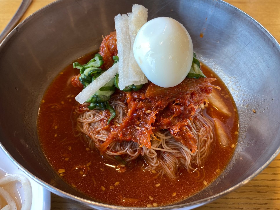 함흥냉면 서초면옥 천호 (갈비탕 회냉면 사리추가)