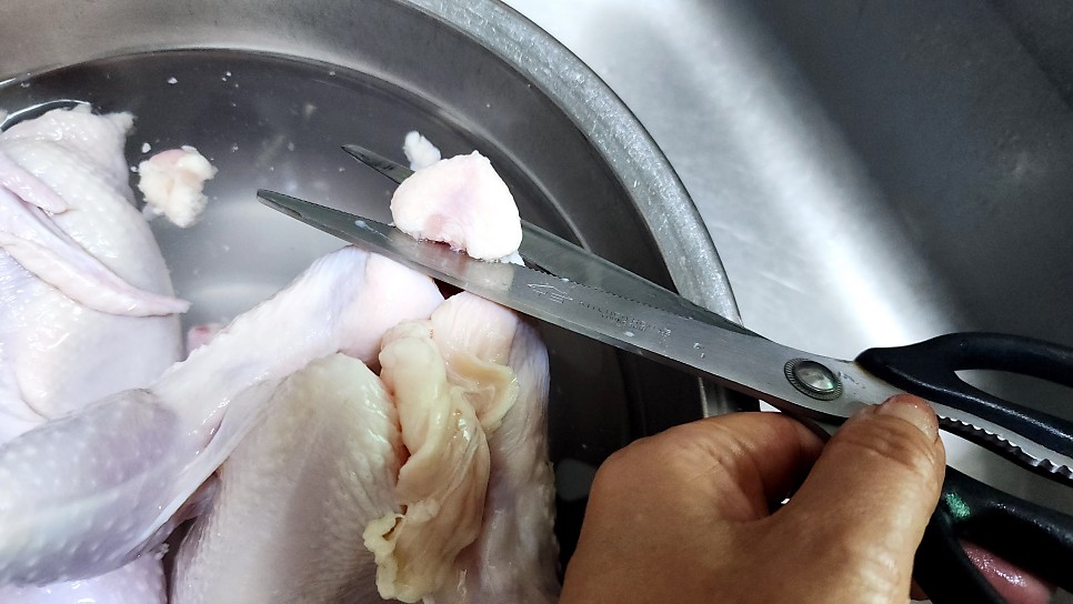 여름보양식 녹두삼계탕 끓이는법 복날음식 생닭손질 생닭보관 삼계탕닭손질법