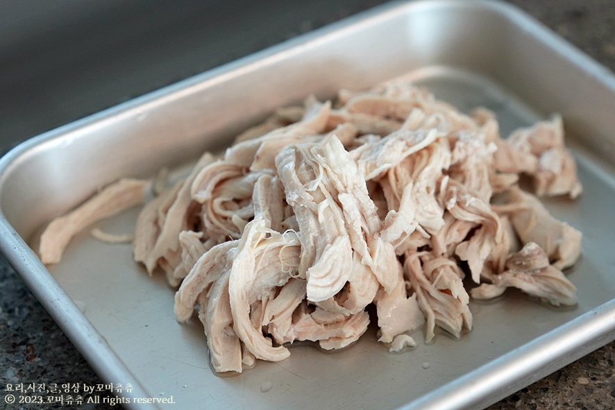 초계탕 초계국수 만들기 끝내주는 냉면육수 국수 활용 닭가슴살 삶는법 요리
