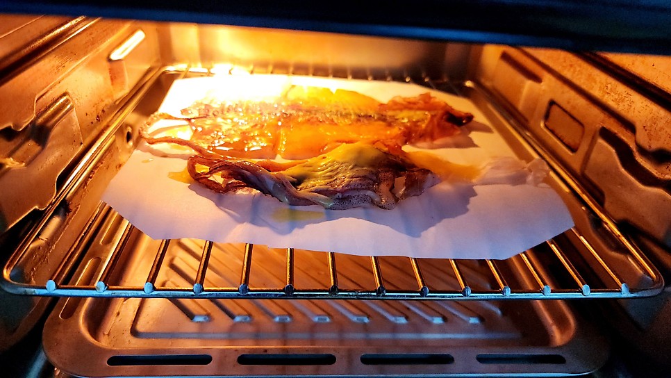 허니버터오징어 반건조 오징어버터구이 에어프라이어 요리 반건조오징어 굽기
