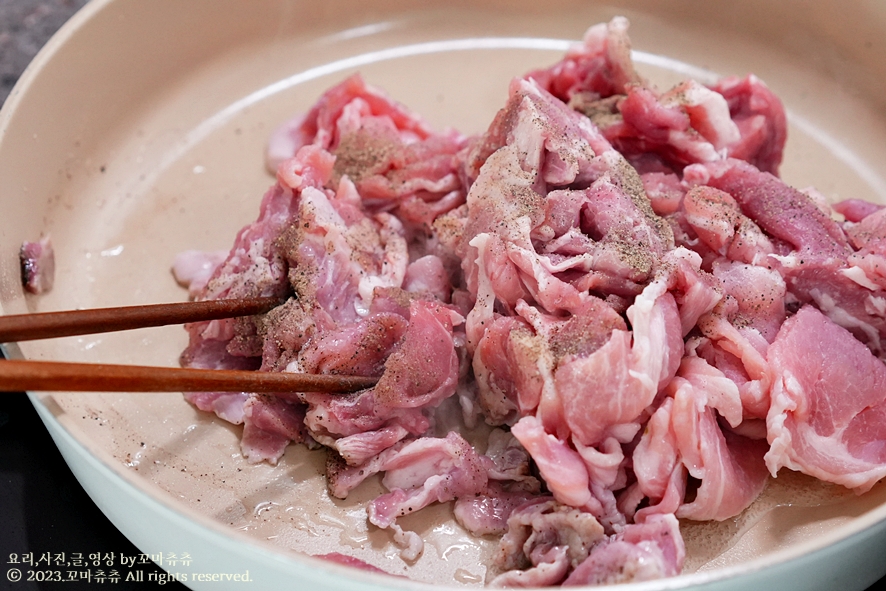 앞다리살 제육볶음 황금 레시피 세젤맛 고추장 제육볶음 양념 만들기 돼지 앞다리살 요리