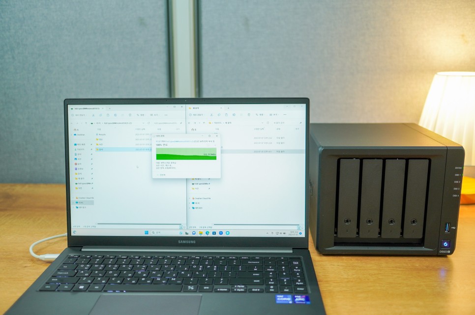 시놀로지 NAS에 M2 NVMe SSD 추가와 DS923+ 시놀로지 나스 속도 테스트 후기