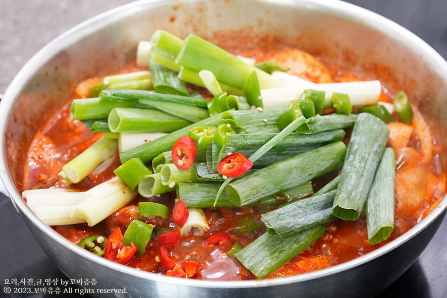 매운 닭볶음탕 레시피 맛보장 국물 닭도리탕 황금 레시피 만드는법 닭볶음탕 양념