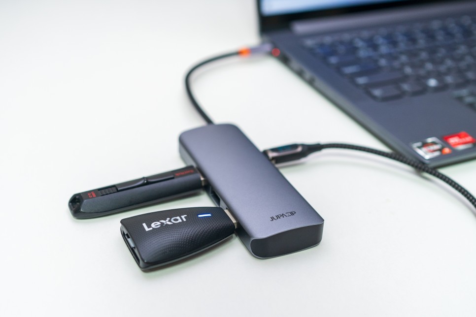 노트북 C타입 USB 멀티허브 추천 3.0 포트 100W PD충전 주파집 HUB 후기