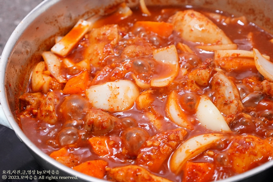 매운 닭볶음탕 레시피 맛보장 국물 닭도리탕 황금 레시피 만드는법 닭볶음탕 양념