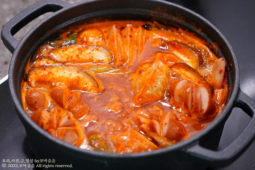 김치 부대찌개 황금레시피 부대찌개 만드는법 양념장 재료 레시피 실패없지!