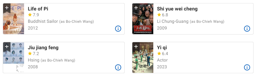 왕백걸 Wang Po Chieh 王柏傑 (1989.09.25) 배우 프로필