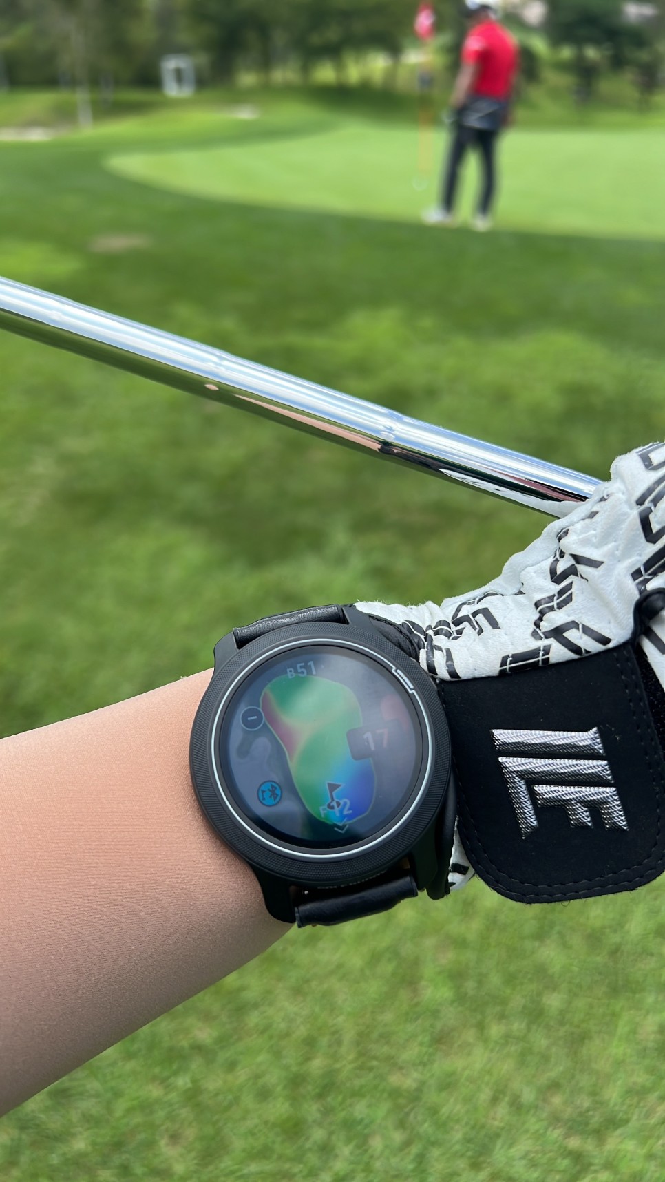 시계형 골프거리측정기 스마트핀으로 핀위치까지 알려주는 골프시계 골프버디 W12 후기