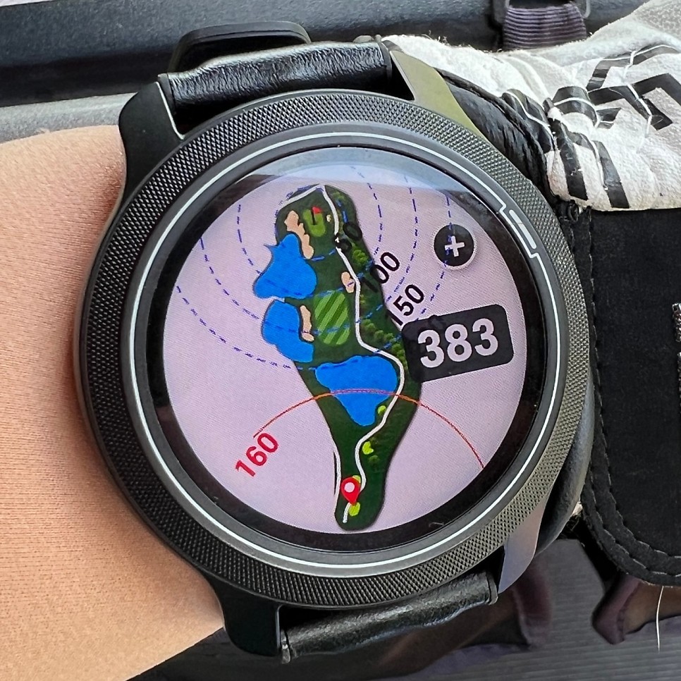 시계형 골프거리측정기 스마트핀으로 핀위치까지 알려주는 골프시계 골프버디 W12 후기