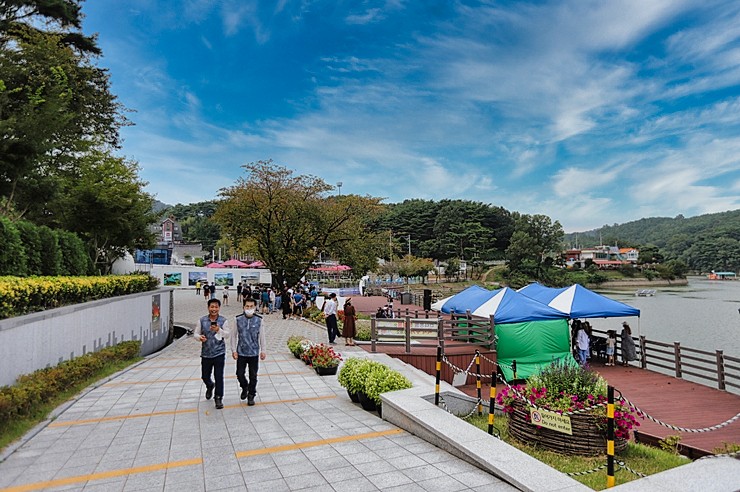 충남 예산 여행 예당호 출렁다리와 음악분수 예당저수지 (예당관광지) 가볼만한곳