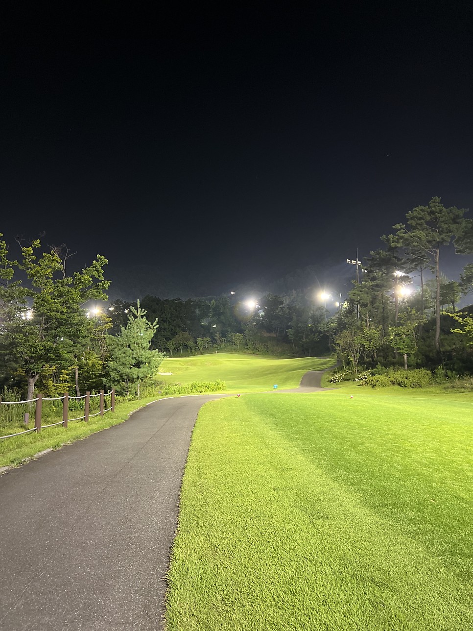 수도권에서 야간 조명 밝은 경기도 퍼블릭 골프장 루나힐스안성cc