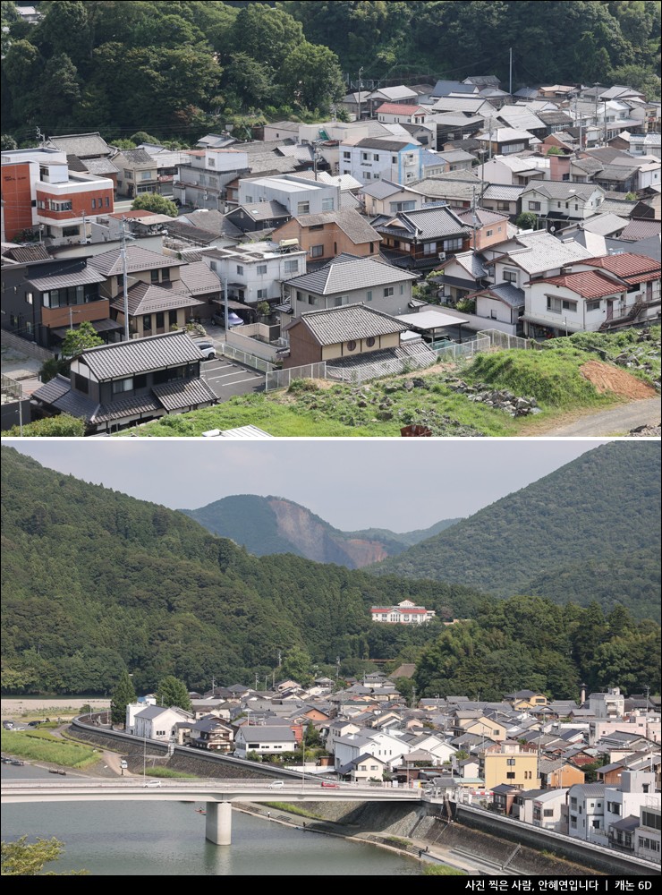 마쓰야마 근교 여행 시모나다역 오즈 가류 산장과 오즈성