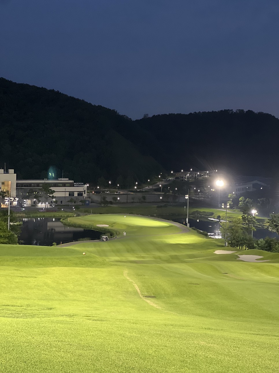 수도권에서 야간 조명 밝은 경기도 퍼블릭 골프장 루나힐스안성cc